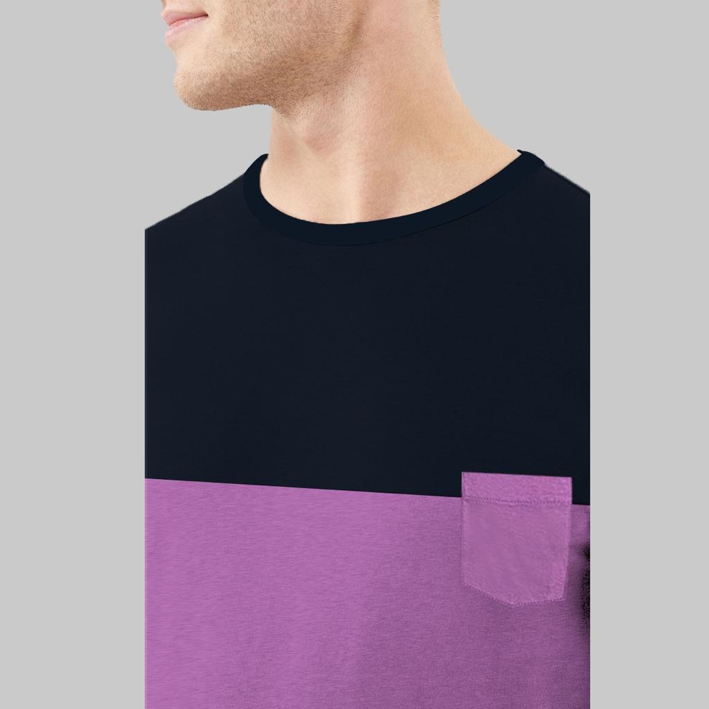 Contrast Fashion Combo Tee Shirt