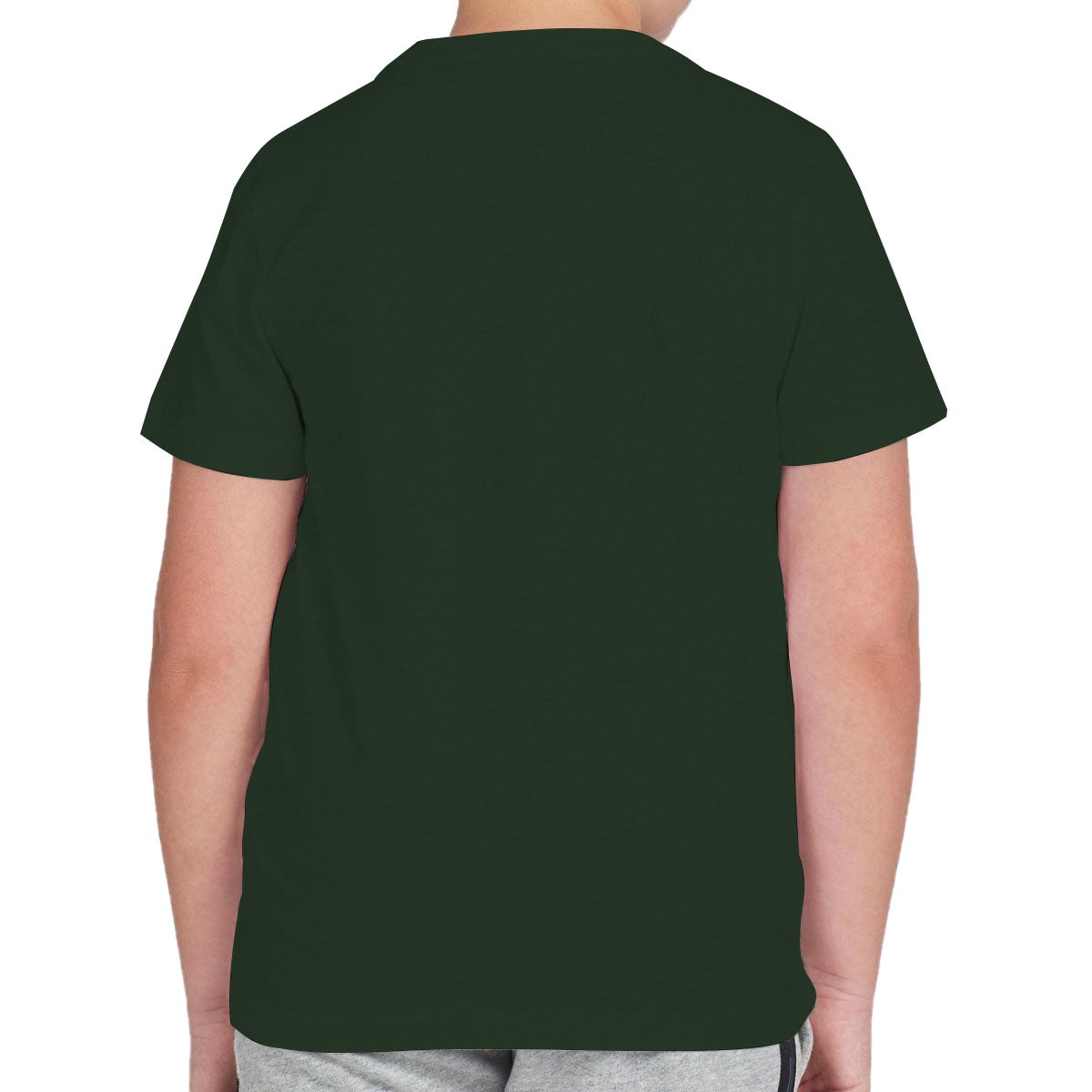 BOY'S MOTOR BIKE PRINTED BOTTEL GREEN TEE SHIRT