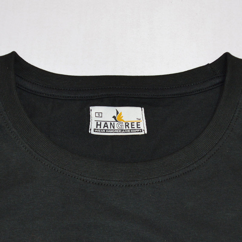 Stylish Black Printed T Shirt for Women