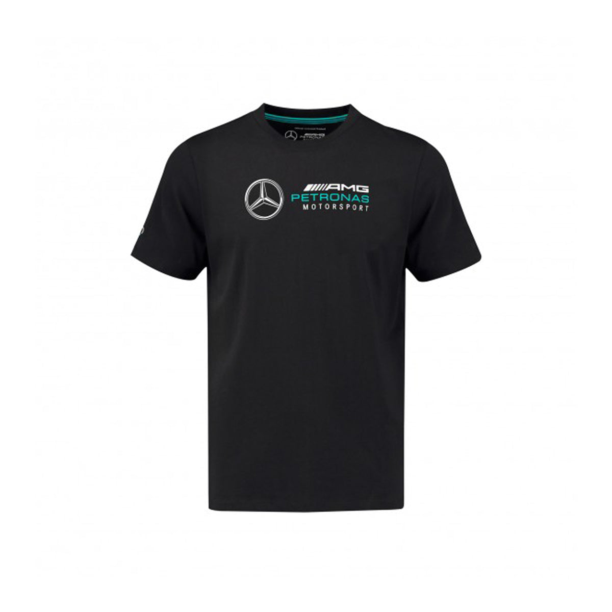 MERCEDZ PRINTED BLACK T SHIRT