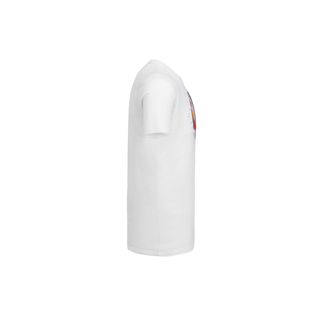 MERCEDZ WHITE PRINTED T SHIRT