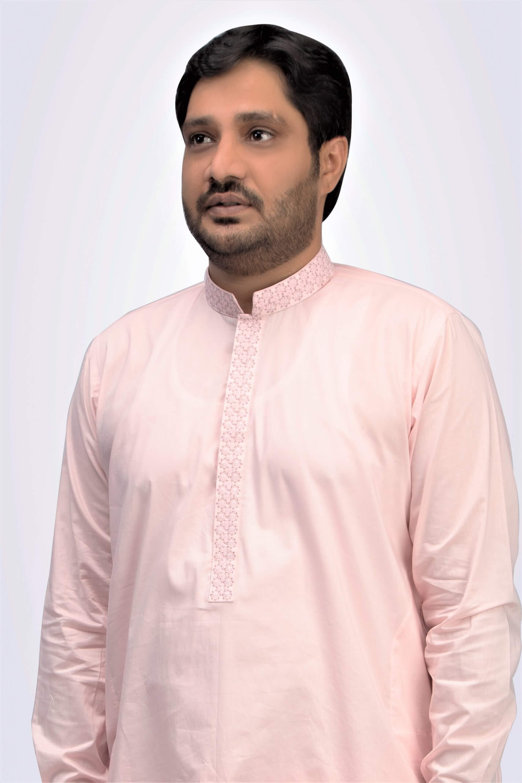 Cotton Karhai Shalwar Kameez - Pink