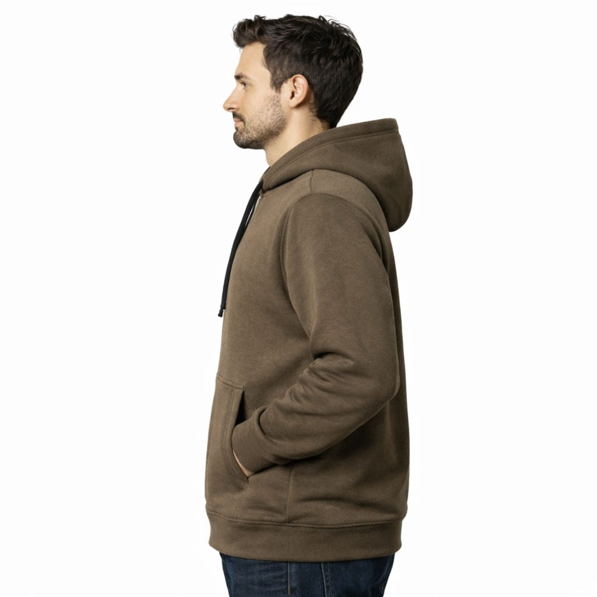 HG Signature Fleece Pull Over Hoodie - Brown