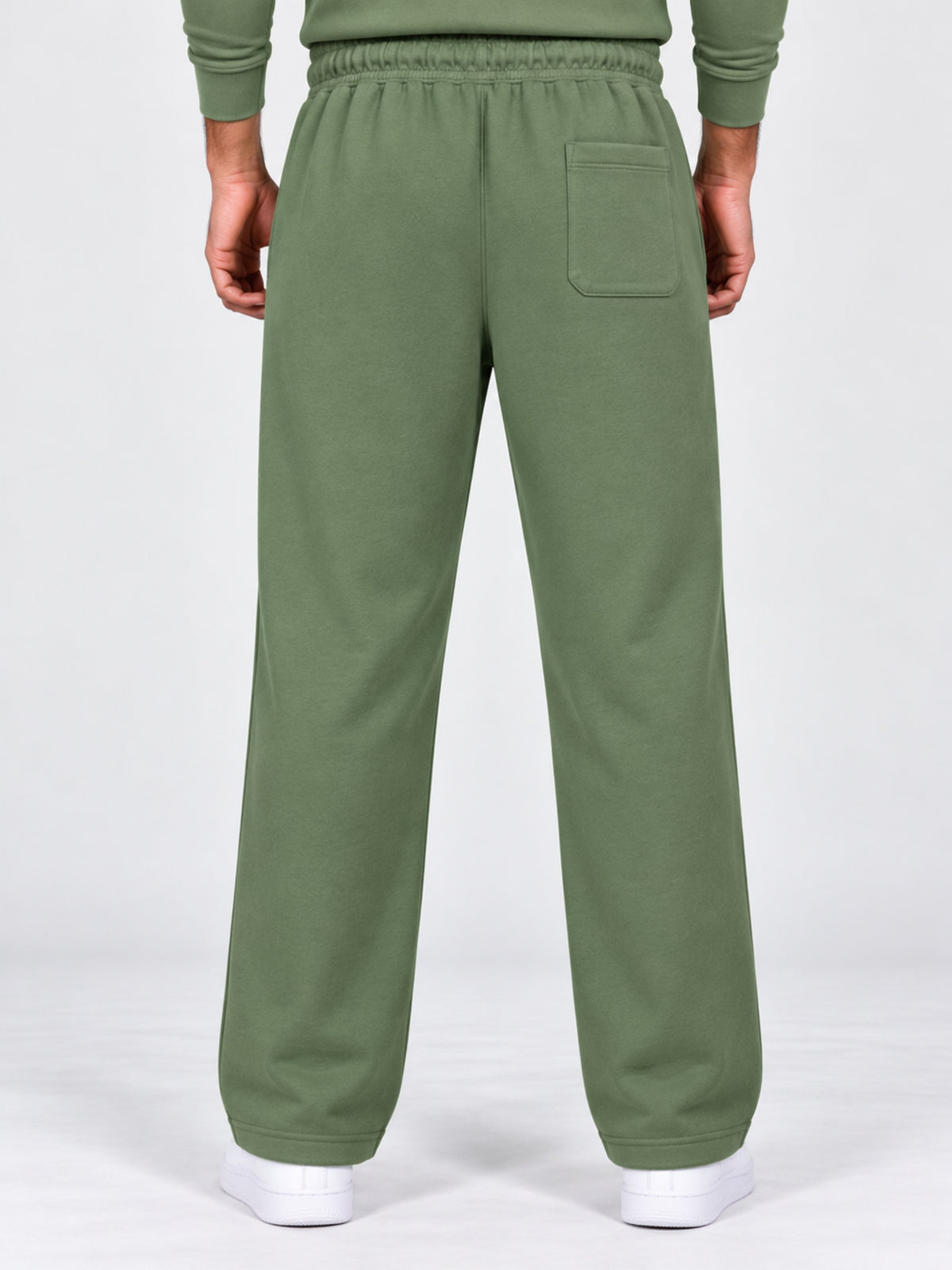 Men's Interlock Center Seam Open Bottom Trousers