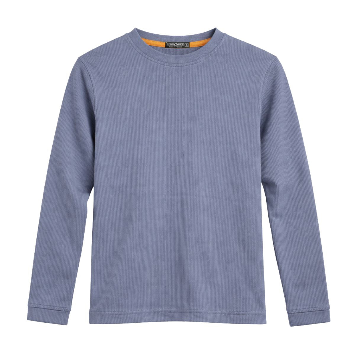 HG Rib Knitted Winter Full Sleeves Inner Shirt for Men & Women – Blueish Gray