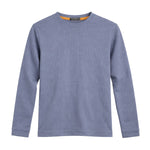 HG Rib Knitted Winter Full Sleeves Inner Shirt for Men & Women – Blueish Gray