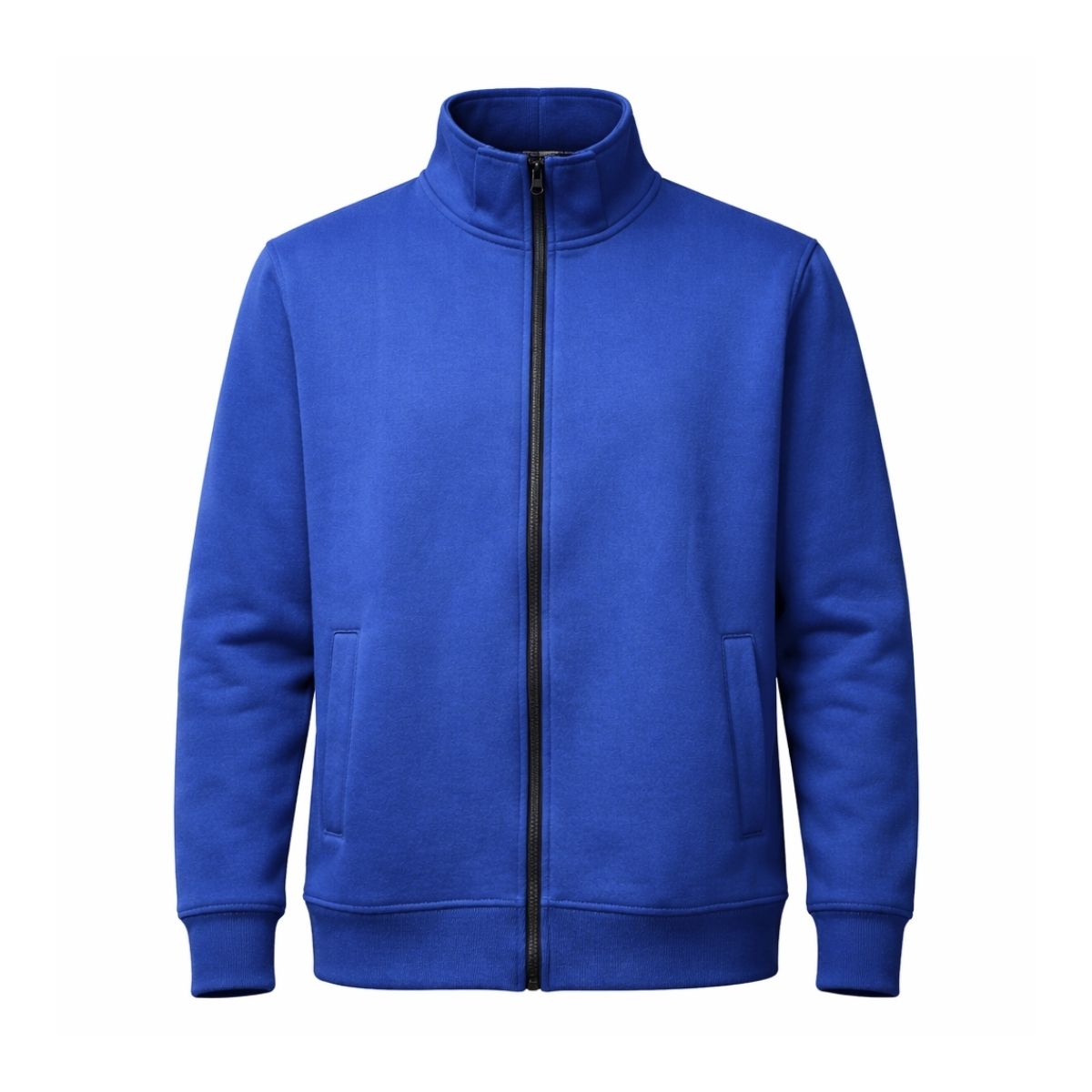 HG Classic Mock Neck Fleece Zipper Jacket - Cerulean Blue