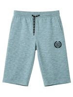 Men's Signature Emb. Melange Three Quarter Shorts - Sea Green