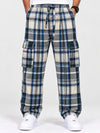 Exclusive Cargo Check Casual Trouser For Men