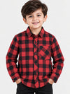 Boy's Premium Checkered Winters Full Sleeves Casual Shirt