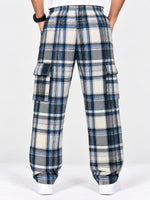 Exclusive Cargo Check Casual Trouser For Men