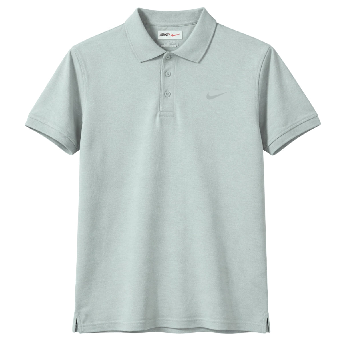 Men’s Emb. Everyday Basic Polo Shirt – Ice Grey