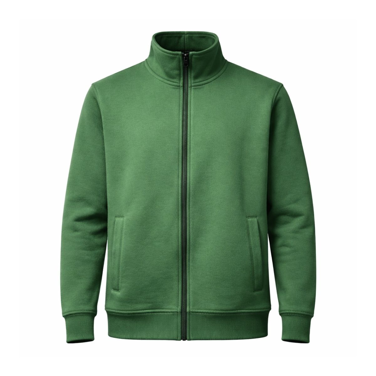 HG Classic Mock Neck Fleece Zipper Jacket - Glade Green