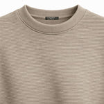 HG Men's Premium Polyestre Fleece Pattern Sweat Shirt - Silk