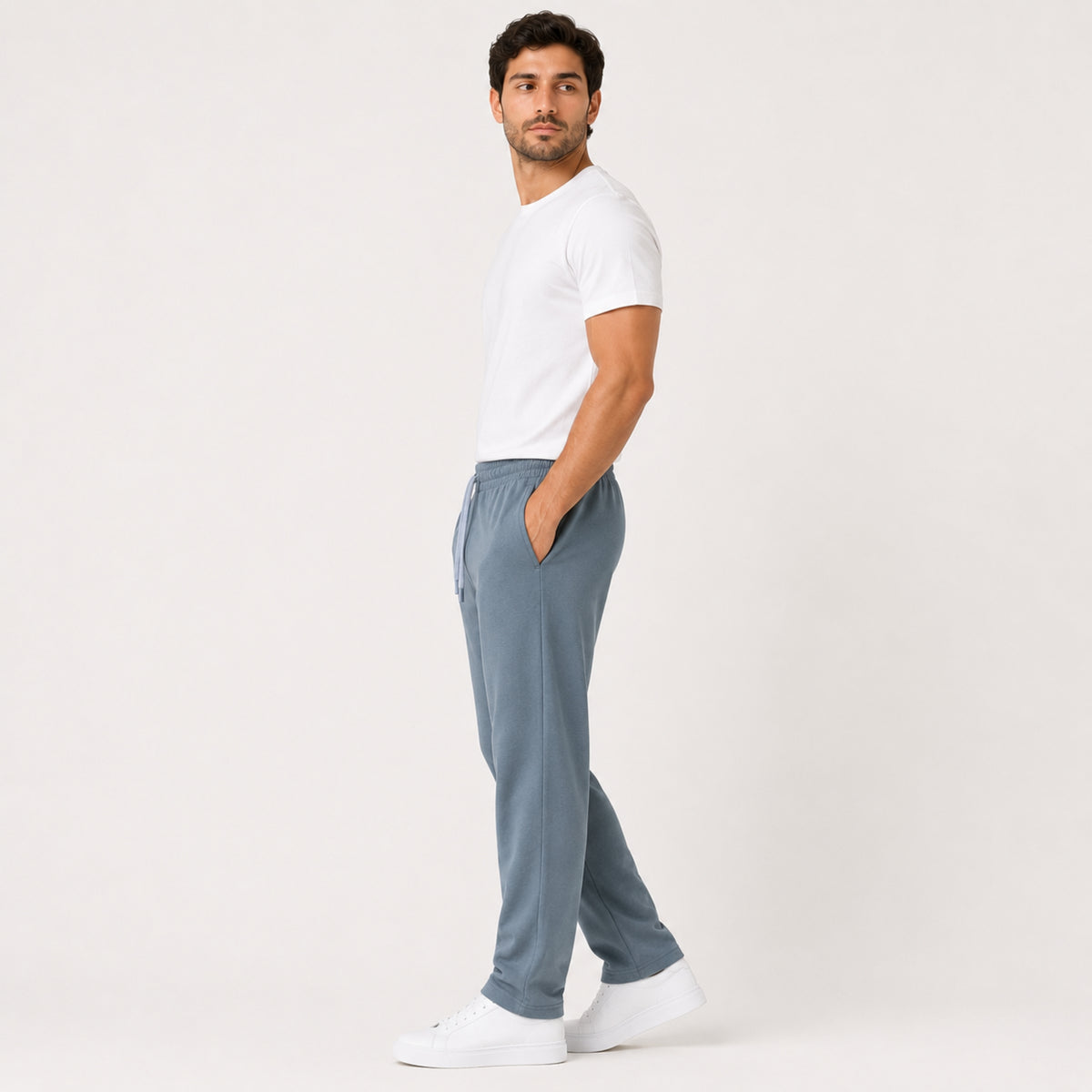 Men's Basic Summers Essential Cotton Jersey Trousers