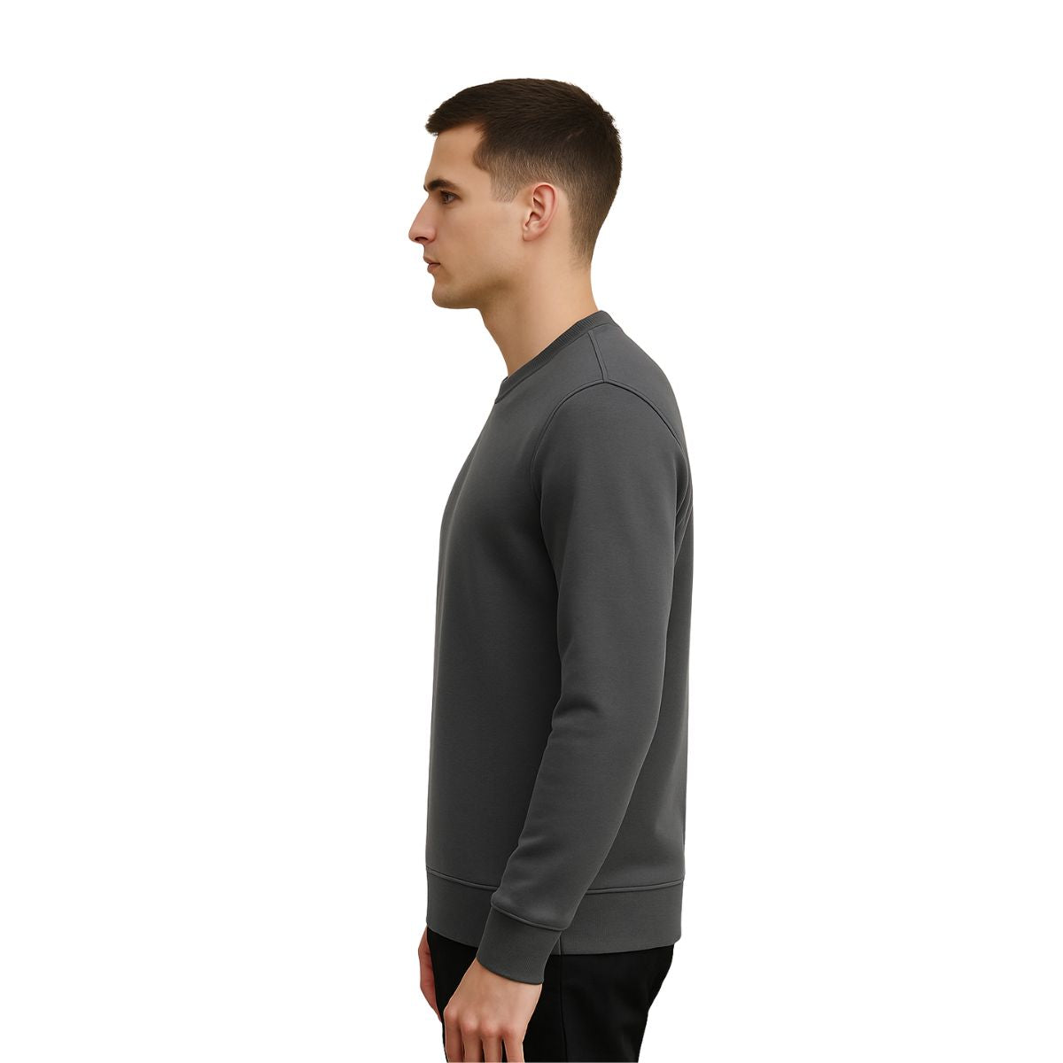 HG Basic Sweat Shirt - Dark Gray