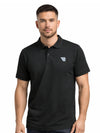 West Line Men's Classic Polo Shirt- Black