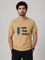 Exclusive " VANS " Printed Tee Shirt - Laser Brown