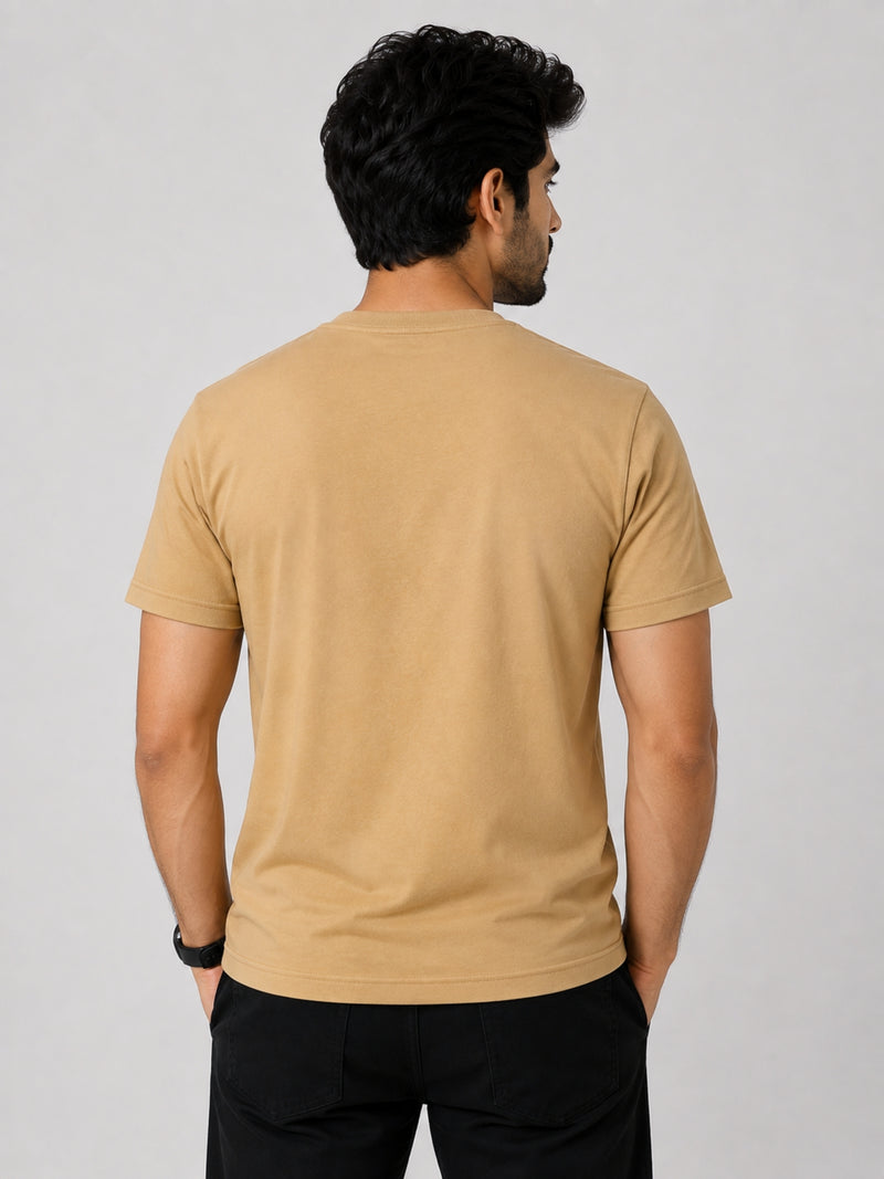 Exclusive " VANS " Printed Tee Shirt - Laser Brown