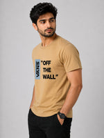 Exclusive " VANS " Printed Tee Shirt - Laser Brown