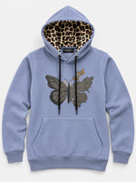 Women's Butterfly Graphic Fleece Hoodie
