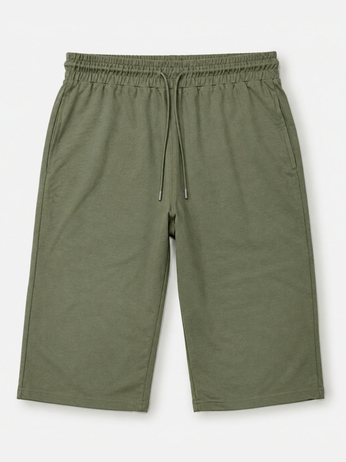 Men's Essential Cotton Jersey 3 Quarter Lounge Shorts