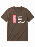 Exclusive " VANS " Printed Tee Shirt - Choco Brown