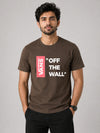 Exclusive " VANS " Printed Tee Shirt - Choco Brown