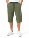 Men's Essential Cotton Jersey 3 Quarter Lounge Shorts