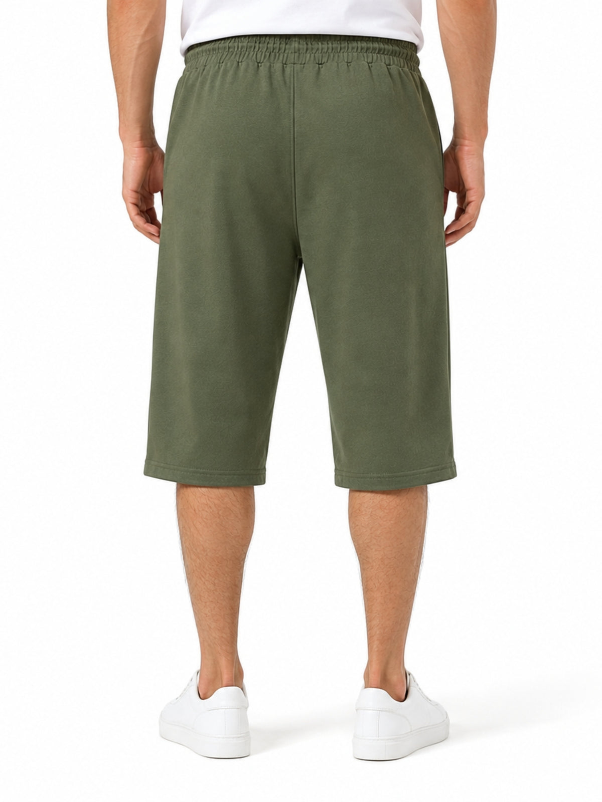 Men's Essential Cotton Jersey 3 Quarter Lounge Shorts