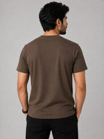 Exclusive " VANS " Printed Tee Shirt - Choco Brown