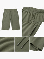 Men's Essential Cotton Jersey 3 Quarter Lounge Shorts