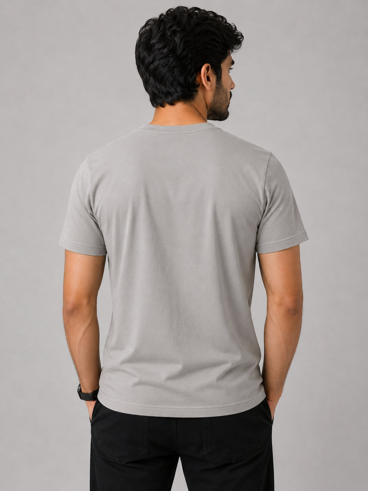 Exclusive " VANS " Printed Tee Shirt - Smoke Gray
