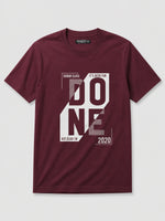 Exclusive Printed Tee Shirt For Mens - Maroon