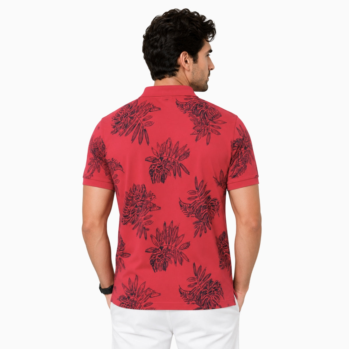Men's All Over Printed Polo Shirt