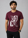 Exclusive Printed Tee Shirt For Mens - Maroon