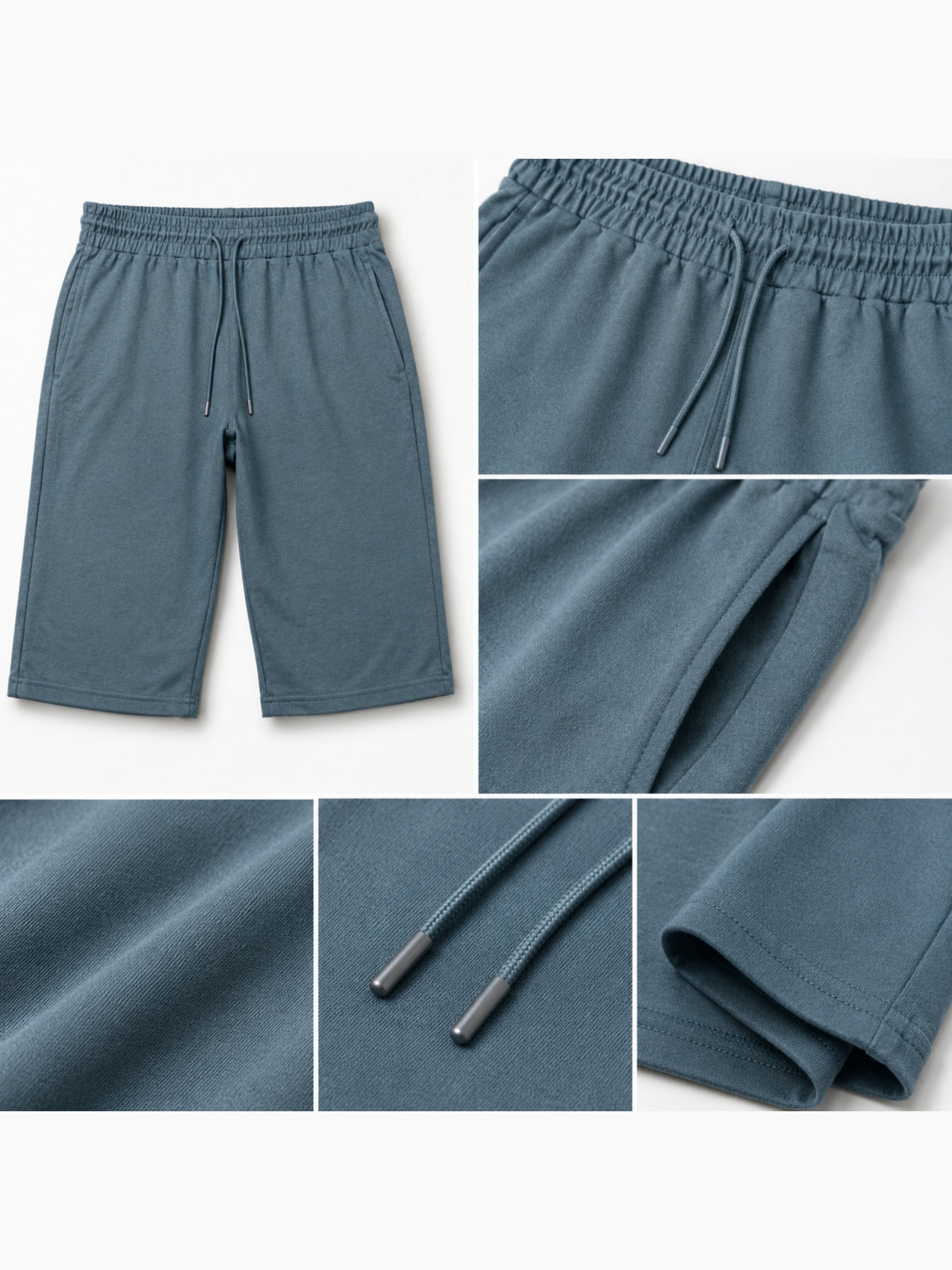 Men's Essential Cotton Jersey 3 Quarter Lounge Shorts