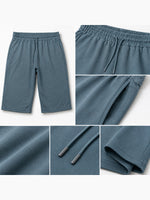 Men's Essential Cotton Jersey 3 Quarter Lounge Shorts
