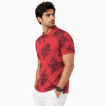 Men's All Over Printed Polo Shirt