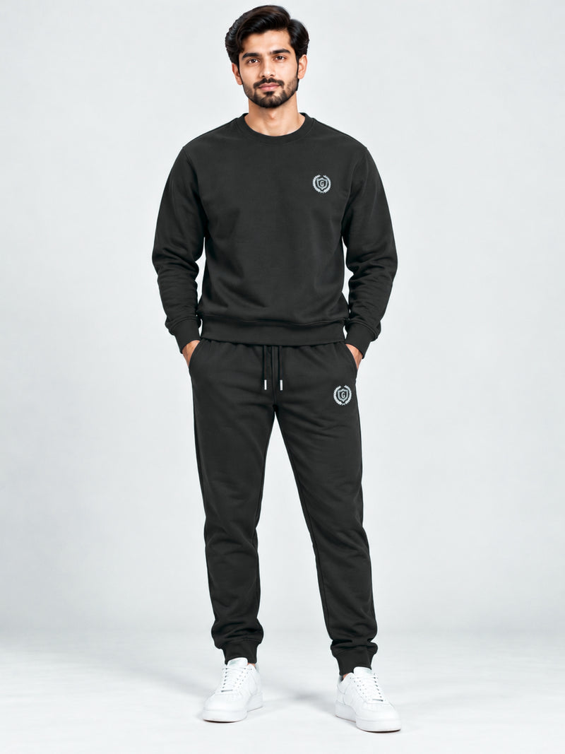 Men's Signature Emb. Fleece Co-Ord Set