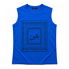 Men's Bandana Graphic Sleeveless Tank Top - Royal Blue