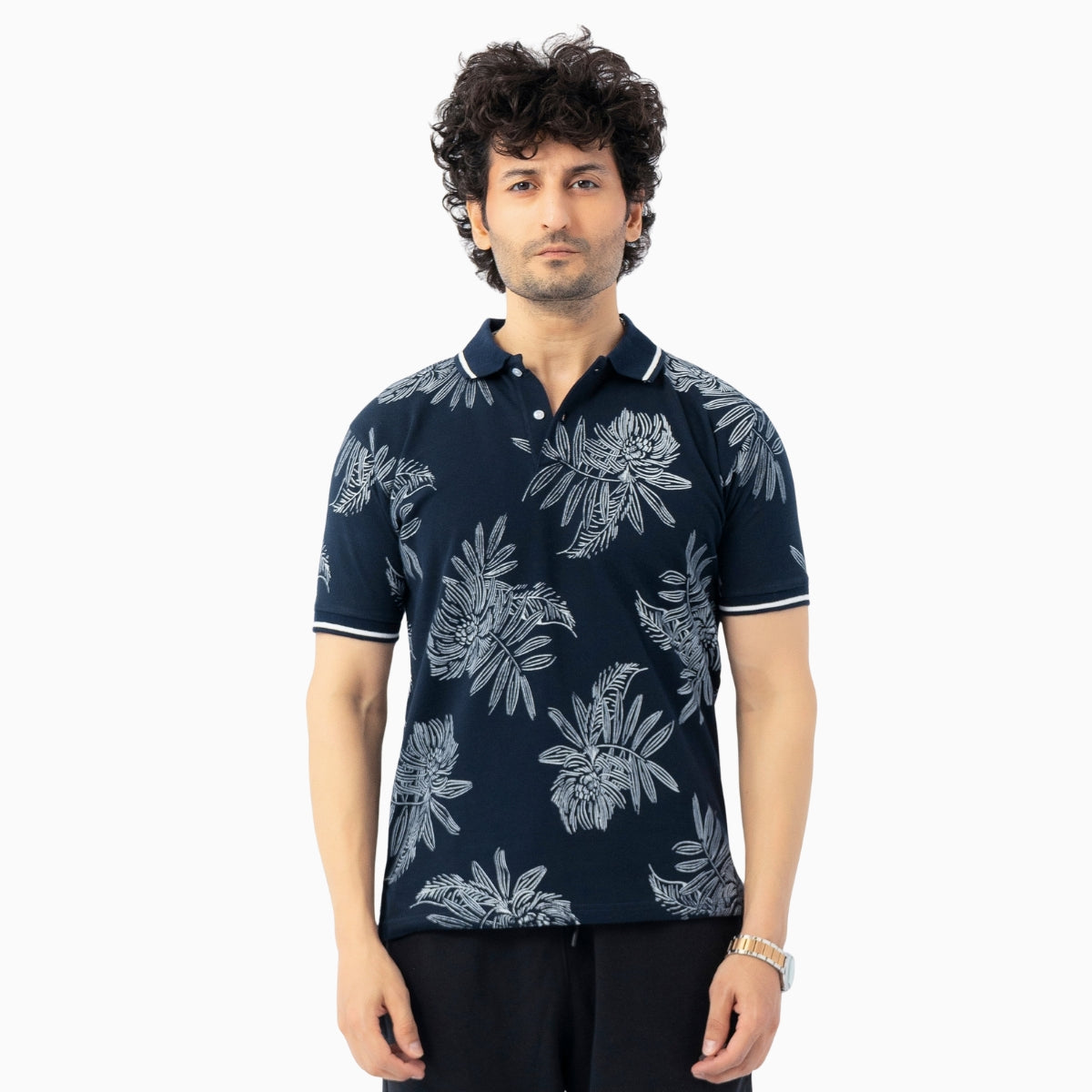 Men's All Over Printed Polo Shirt