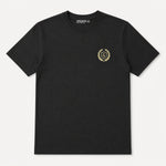 Men's Signature Crest Logo Cotton Jersey T-Shirt - Black