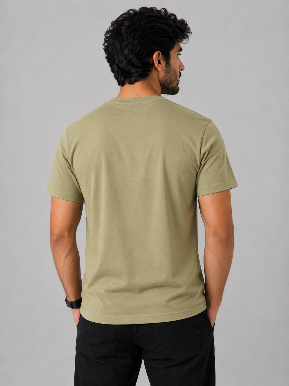 " SAN FRANCISCO" Printed Tee Shirt - Dark Beige