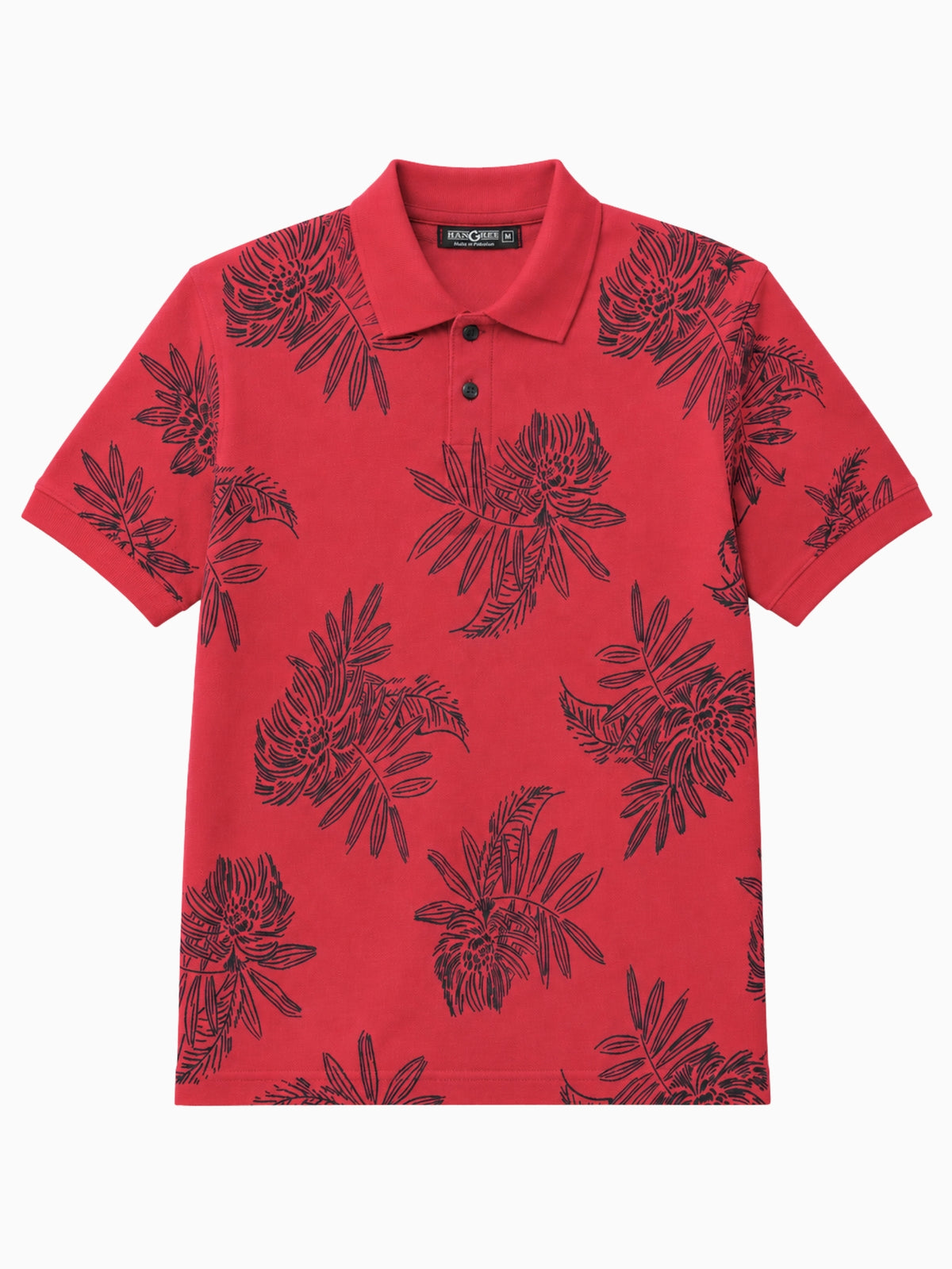 Men's All Over Printed Polo Shirt