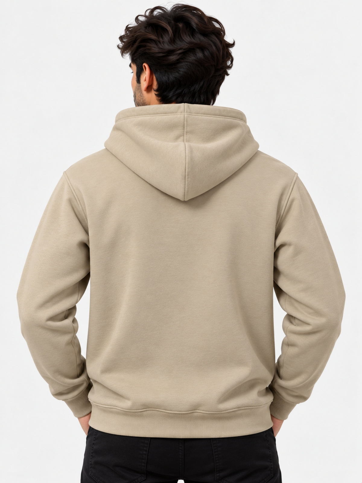 Men's Graphic Printed Pull Over Fleece Hoodie