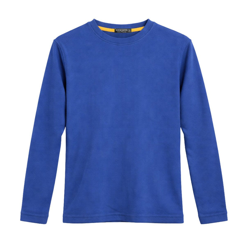 HG Rib Knitted Winter Full Sleeves Inner Shirt for Men & Women – Dusk Blue