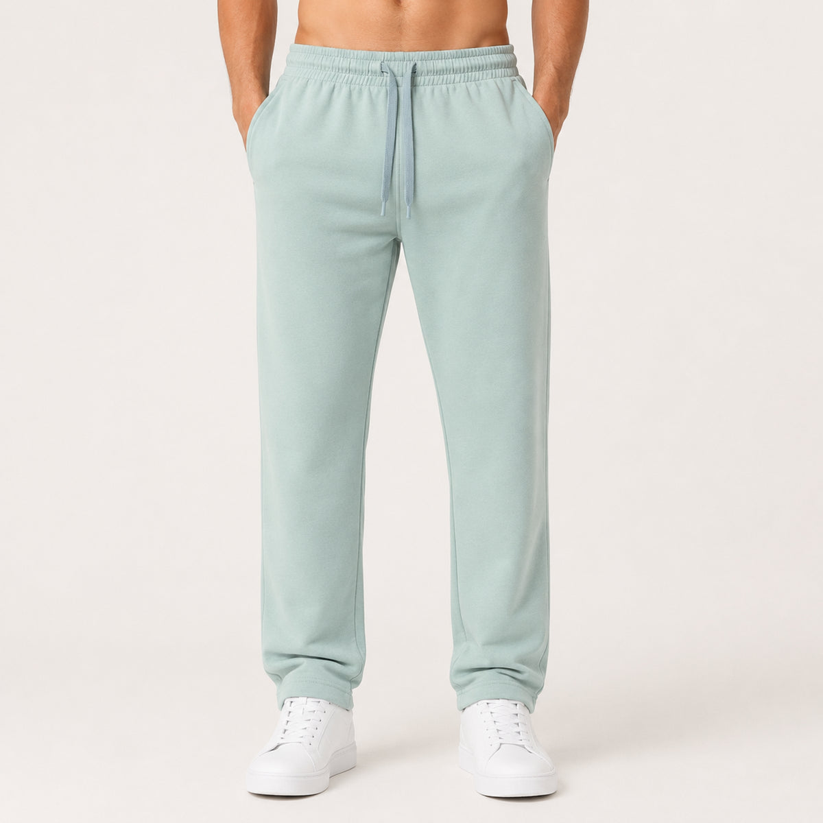 Men's Basic Summers Essential Cotton Jersey Trousers