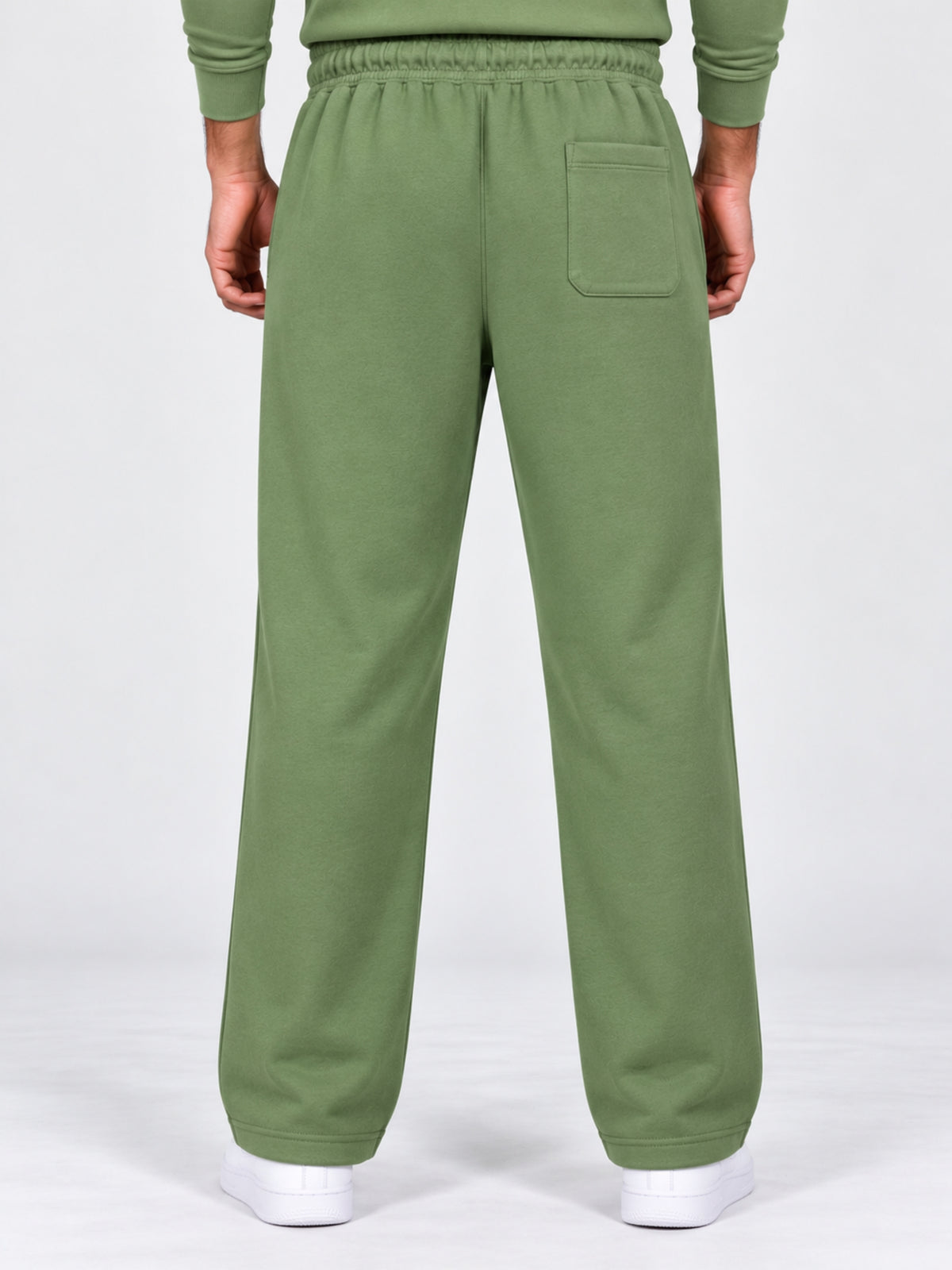 Men's Interlock Center Seam Open Bottom Trousers
