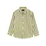 Exclusive Boy's Multicolor Lining Casual Shirt - Yellow